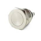 ALPHA ELETTRONICA - Pulsante momentaneo antivandalo ø19mm - 1P - SPST - OFF/(ON) - N.A. - 2A@250Vac - 2 term. vite
