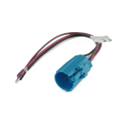 ALPHA ELETTRONICA - Zoccolo per pulsanti ø19mm famiglia 330-065L con cavi 16cm