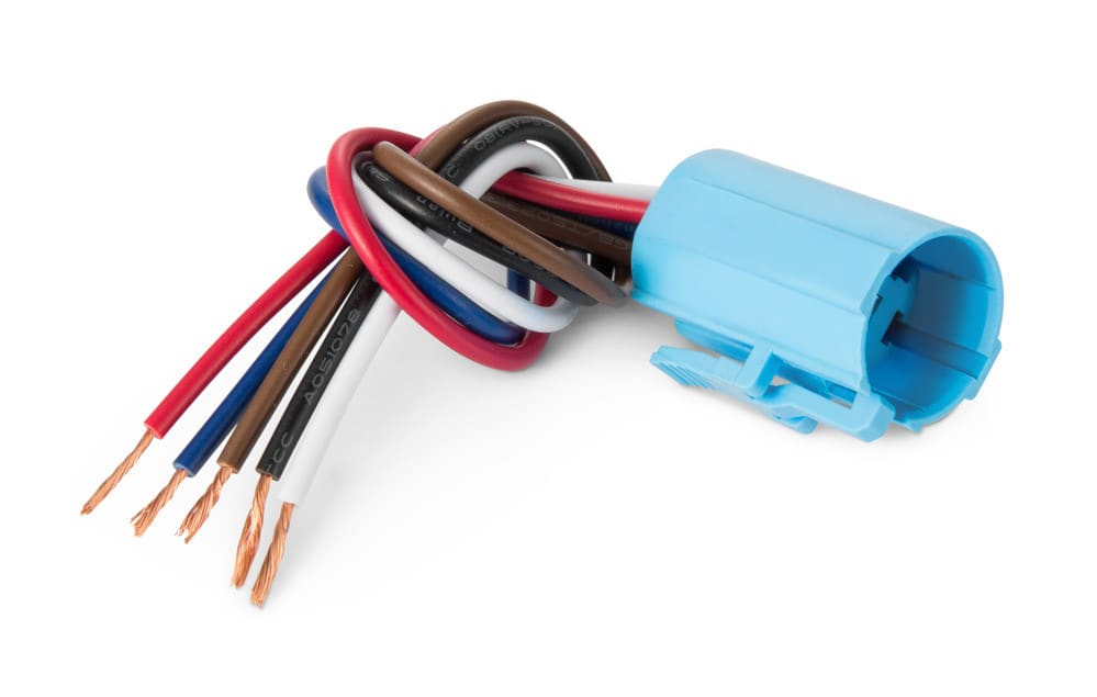 ALPHA ELETTRONICA - Zoccolo per pulsanti ø16mm 330-070-B e 330-072-B con cavi 16cm
