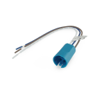 ALPHA ELETTRONICA - Zoccolo per pulsanti ø16mm famiglia 330-072L con cavi 16cm
