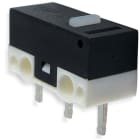 ALPHA ELETTRONICA - Deviatore microSwitch 1P - 1A 250V - (on)/on - terminali per circuito stampato