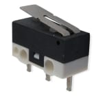 ALPHA ELETTRONICA - Deviatore microSwitch 1P - 1A 250V - (on)/on - terminali per circuito stampato