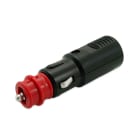 ALPHA ELETTRONICA - Spina accendisigari DC per auto e moto, fusibile 8A