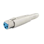ALPHA ELETTRONICA - Adattatore da presa 3 poli a presa jack Ø6,3mm Mono
