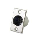 ALPHA ELETTRONICA - Spina XLR da pannello - 6 poli - Grigio