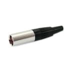 ALPHA ELETTRONICA - Spina Mini-XLR con fermo di bloccaggio - 3 poli