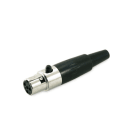 ALPHA ELETTRONICA - Presa Mini XLR con fermo di bloccaggio - 4 poli