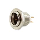 ALPHA ELETTRONICA - Spina Mini-XLR da pannello con fermo di bloccaggio - 3 poli
