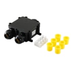 ALPHA ELETTRONICA - Scatola di giunzione 3 vie con morsetto 4 Poli - 24V 450V IP68