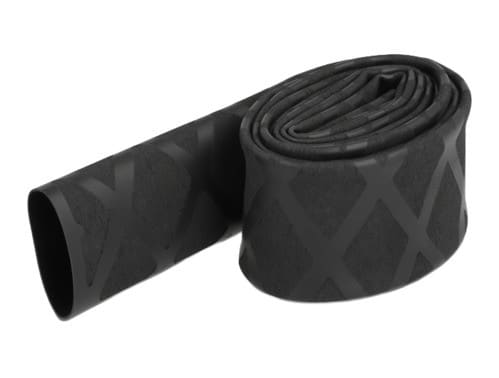 ALPHA ELETTRONICA - Guaina termorestringente antiscivolo - Restringimento 2:1 - ø20mm - Nero - 1m
