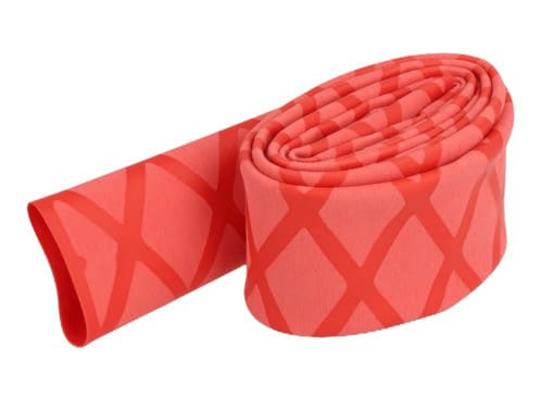 ALPHA ELETTRONICA - Guaina termorestringente antiscivolo - Restringimento 2:1 - ø20mm - Rosso - 1m