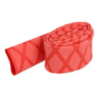 ALPHA ELETTRONICA - Guaina termorestringente antiscivolo - Restringimento 2:1 - ø20mm - Rosso - 1m