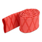 ALPHA ELETTRONICA - Guaina termorestringente antiscivolo - Restringimento 2:1 - ø30mm - Rosso - 1m