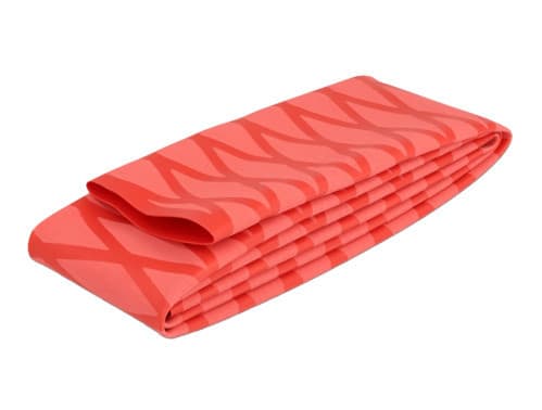 ALPHA ELETTRONICA - Guaina termorestringente antiscivolo - Restringimento 2:1 - ø40mm - Rosso - 1m