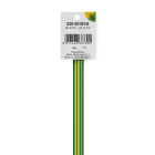 ALPHA ELETTRONICA - Guaina termorestringente - Poliolefina - Restringimento 2:1 - ø6,4mm - Giallo/Verde - 1m