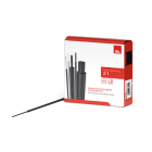 ALPHA ELETTRONICA - Guaina termorestringente in dispenser - Poliolefina - Restringimento 2:1 - ø4,8mm - Nera - 10m