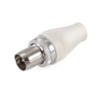 ALPHA ELETTRONICA - Spina coassiale per TV Ø9,5mm completamente schermata