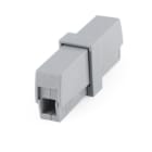 ALPHA ELETTRONICA - Morsetto passante 0,2-2,5mm 12AWG 1P - collegamento a pressione