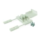 ALPHA ELETTRONICA - Morsetto 3 poli 24A 250V con scatola di protezione - bianca