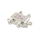 ALPHA ELETTRONICA - Partitore SAT 5-2400MHz - 3 uscite - connettori F orizzontali