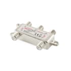 ALPHA ELETTRONICA - Partitore SAT 5-2400MHz - 4 uscite - connettori F orizzontali
