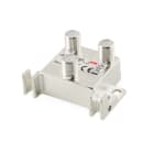 ALPHA ELETTRONICA - Partitore SAT 5-2400MHz - 2 uscite - connettori F verticali