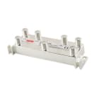 ALPHA ELETTRONICA - Partitore SAT 5-2400MHz - 6 uscite - connettori F verticali