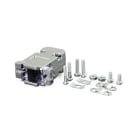 ALPHA ELETTRONICA - Calotta per connettori vaschetta D-Sub - DE-9/HD DE-15 - Adatta per cavo ø6,7mm