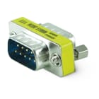 ALPHA ELETTRONICA - Adattatore da Maschio D-Sub 9 poli a Maschio D-Sub 9 poli