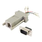 ALPHA ELETTRONICA - Adattatore da Maschio D-Sub 9 poli a presa modulare 8 contatti