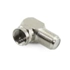 ALPHA ELETTRONICA - Adattatore a 90° da presa F a spina F
