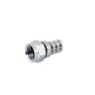 ALPHA ELETTRONICA - Spina F a crimpare per cavo ø6,8mm - 2 O-Ring