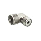 ALPHA ELETTRONICA - Adattatore a 90° da spina UHF a presa UHF M 359/A