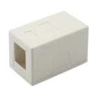 ALPHA ELETTRONICA - Box presa Keystone da parete - Singola - frutto non incluso
