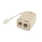 ALPHA ELETTRONICA - Filtro ADSL sdoppiatore RJ11 / RJ14 6P4C con cavetto