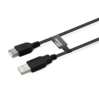 ALPHA ELETTRONICA - Cavo USB 2.0 da USB tipo-A maschio a USB tipo-A femmina - 0,48 Gbps - 3m - Nero