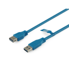 ALPHA ELETTRONICA - Cavo USB 3.2 da USB tipo-A maschio a USB tipo-A femmina - 5 Gbps - 2m - Blu
