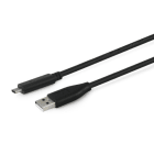 ALPHA ELETTRONICA - Cavo USB 2.0 da USB tipo-A maschio a USB tipo-C maschio - 0,48 Gbps - 0,5m - Nero