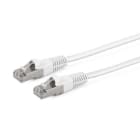 ALPHA ELETTRONICA - Cavo di rete Patch in Rame Cat. 5e Bianco F/UTP 1m
