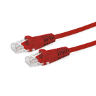 ALPHA ELETTRONICA - Cavo di rete Patch in Rame Cat. 5e Rosso U/UTP 3m