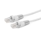 ALPHA ELETTRONICA - Cavo di rete Patch in Rame Cat. 5e Bianco U/UTP, LSZH - privo di Alogeni - 5m