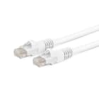 ALPHA ELETTRONICA - Cavo di rete Patch in Rame Cat. 6 Bianco U/UTP 1m