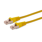 ALPHA ELETTRONICA - Cavo di rete Patch in Rame Cat. 6 Giallo S/FTP 1m