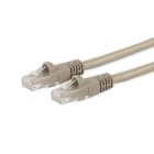 ALPHA ELETTRONICA - Cavo di rete Patch in Rame Cat. 6A Grigio U/UTP 0,5m