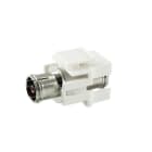 ALPHA ELETTRONICA - Keystone antenna TV IEC femmina con presa TV IEC femmina