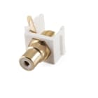 ALPHA ELETTRONICA - Keystone presa RCA Bianca