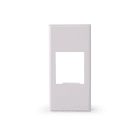 ALPHA ELETTRONICA - Adattatore keystone per placca BTicino Axolute - Bianco