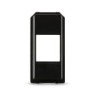 ALPHA ELETTRONICA - Adattatore keystone per placca BTicino Living NOW - Nero