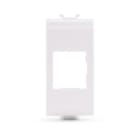 ALPHA ELETTRONICA - Adattatore keystone per placca GEWISS Chorus - Bianco