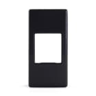 ALPHA ELETTRONICA - Adattatore keystone per placca GEWISS System - Nero